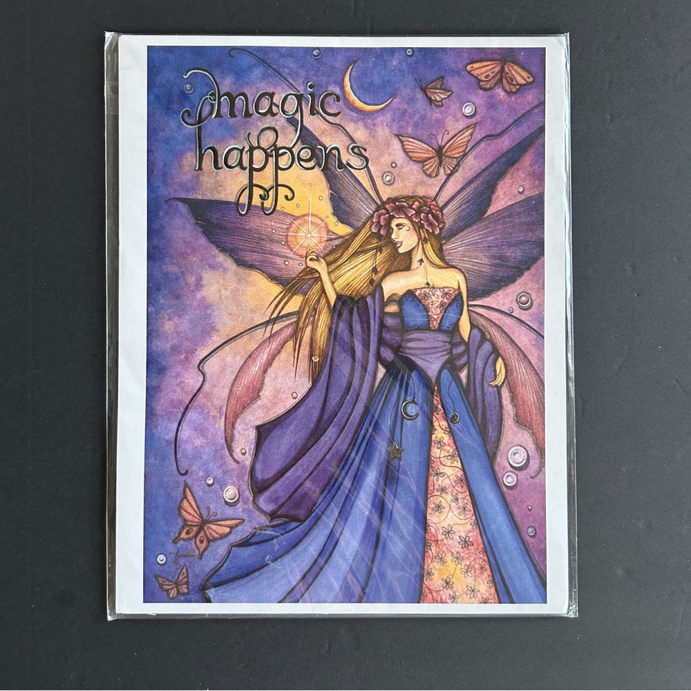 Magic Happens Fairy Art Print by Jessica Galbreth Limited Edition Out Production